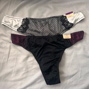 2- Lane Bryant Lace Thongs- NWT Size 12